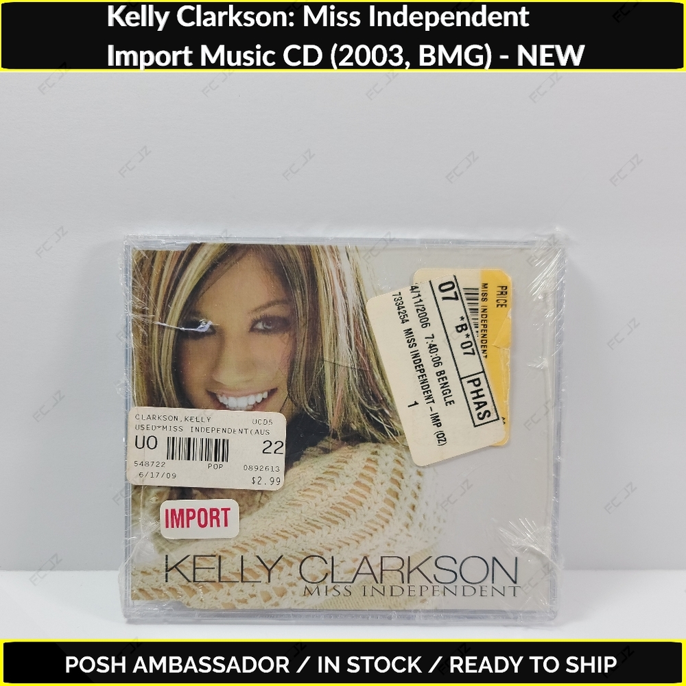 KELLY CLARKSON: Miss Independent - Import Music CD (2003, BMG) - NEW